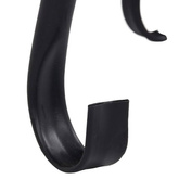 vidaXL Mozaikowe palenisko ze stolikiem, czarno-białe, 68 cm, ceramika