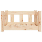 vidaXL Legowisko dla psa, 55,5x45,5x28 cm, lite drewno sosnowe model standard