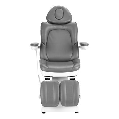 Fotel kosmetyczny elektr. Azzurro 870S pedi 3 siln. szary 109082