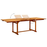 9-częściowy zestaw mebli ogrodowych, lite drewno akacjowe, 160-240 cm