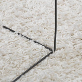 vidaXL Dywan z długim włosiem PAMPLONA, kremowy, Ø 80 cm