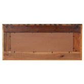vidaXL Lustro z wizerunkiem Buddy, 110x50 cm, lite drewno z odzysku