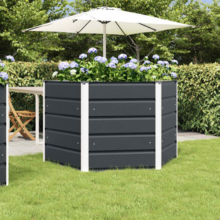 Donica Antracyt 129 x 129 x 75 cm Stal