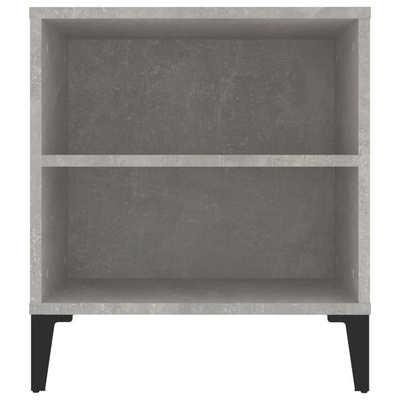 vidaXL Szafka pod TV, szarość betonu, 102x44,5x50 cm
