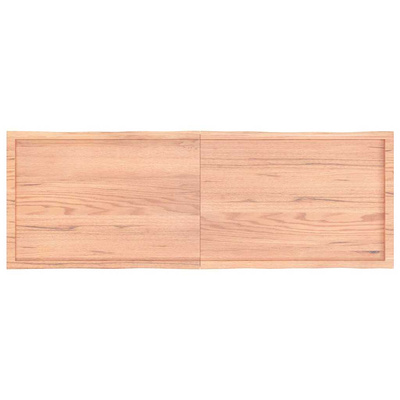 Blat, jasnobrązowy 180x60x(2-4)cm drewno z naturalną krawędzią