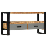 vidaXL Szafka pod TV, 100x30x50 cm, lite drewno mango