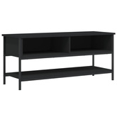 vidaXL Szafka pod TV, czarna, 100x35x45 cm, materiał drewnopochodny