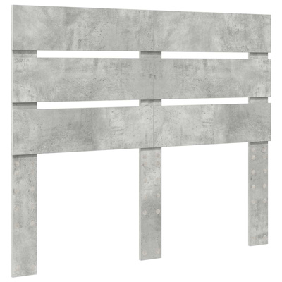 Ramka łóżka Betonowy szary 135 x 190 cm Drewno inżynieryjne