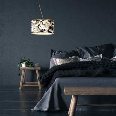 Lampa wisząca Abigali 6631 Marble Stone 38 cm x 19 cm