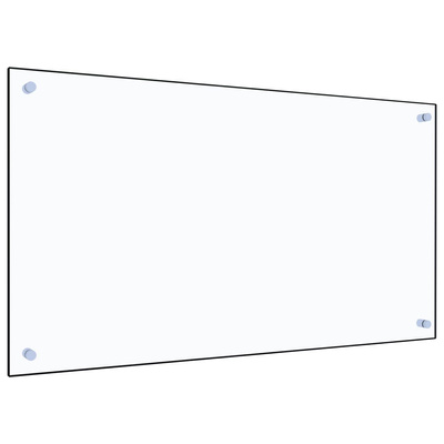 Panel ochronny do kuchni, przezroczysty, 90x50 cm, szkło