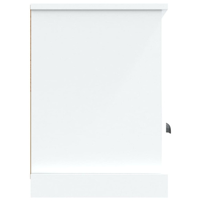 vidaXL Szafka pod TV, biała, 100x35x50 cm, materiał drewnopochodny