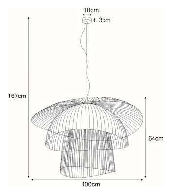 Lampa wisząca KP-12 z serii PLAZA