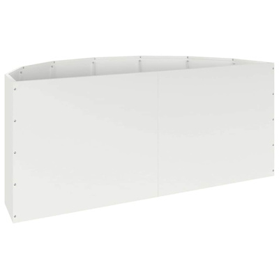 Donica Biały 120 x 60 x 50 cm Stal