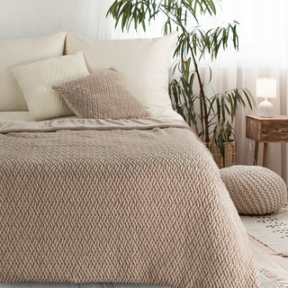 Narzuta Kayla beżowa 130x160