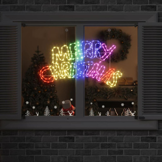 Znak Świąteczny Wielokolorowe 99,5 x 54 cm PVC