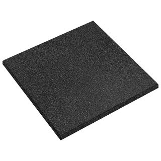 Płytki ochronne przed upadkiem 6 pcs Czarny 50 x 50 cm Guma