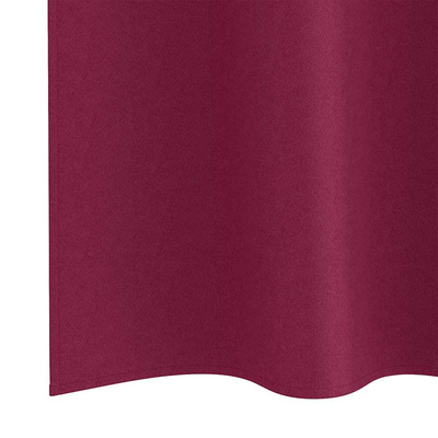 Firany blackout z kółkami 2 pcs Czerwone wino 245 x 140 cm