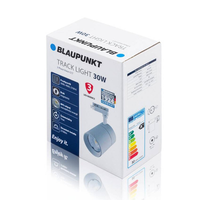 Blaupunkt Reflektor LED 3-fazowy Vision 30W biały z przełącznikiem barwy światła