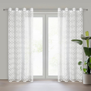 Firana Iga biała 140x250