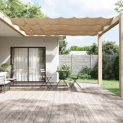 Markiza pionowa, kolor taupe, 180x1000 cm, tkanina Oxford