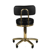Taboret kosmetyczny Gold AM-961 czarny 131989