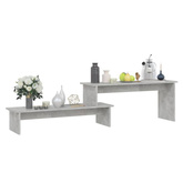 vidaXL Szafka pod TV, szarość betonu, 180x30x43 cm, płyta wiórowa