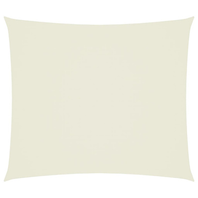 Prostokątny żagiel ogrodowy, tkanina Oxford, 2,5x3 m, kremowy