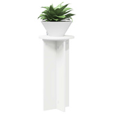 Stojak na rośliny 2 pcs Biały ?29,5 x 60 cm Drewno inżynieryjne