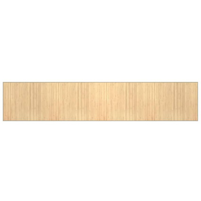 Dywan prostokątny, jasny naturalny, 80x400 cm, bambusowy vidaXL