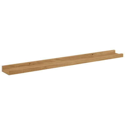 Półka ścienna 4 szt. Brązowy 80 x 9 x 3 cm Drewno inżynieryjne