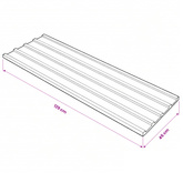 Panel dachowy 12 pcs Szary 129 x 45 cm Stal galwanizowana