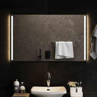 vidaXL Lustro łazienkowe z LED, 100x60 cm model standard