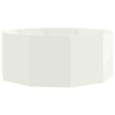 Donica Biały 90 x 90 x 35 cm Stal