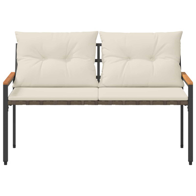 Ławka ogrodowa 2 -Seater 116 x 67,5 x 72 cm polirattan