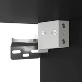 vidaXL Wiszące szafki telewizyjne, 2 szt., czarne, 57x34,5x40 cm