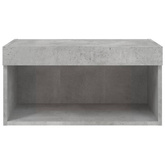 vidaXL Szafka pod TV, z oświetleniem LED, szarość betonu, 60x30x30 cm