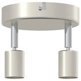 Reflektor sufitowy Z reflektorami Nikiel 12 x 8 cm Stal