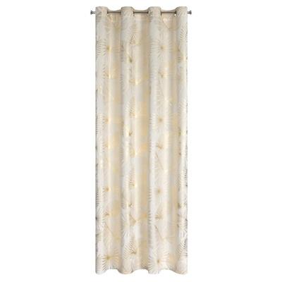 Zasłona Aria kremowa 135x250