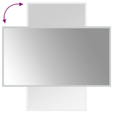 vidaXL Lustro łazienkowe z LED, 50x90 cm