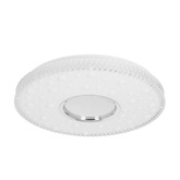 BUBBLES lampa sufitowa plafon 40cm 24W LED 4000K klosz biały+chromowy 14-34267