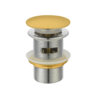 Korek do wanny wolnostojącej + przelew, kolor złoty SU-AN-009-M Invena