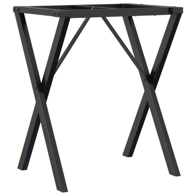 Nogi do stołu w kształcie litery X, 60x50x73 cm, stal