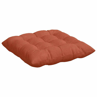 Poduszki na siedziska 4 pcs Czerwono-pomarańczowy