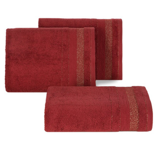 Ręcznik April bordowy 70x140