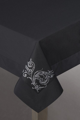 Obrus Edyta czarny 160x300