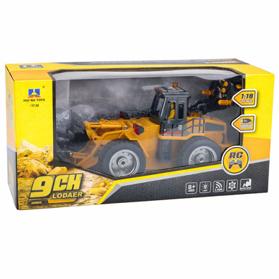 Spychacz Ładowarka Koparka Zdalnie Sterowana RC Huina 1:18