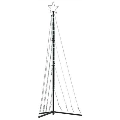 Choinka LED 339 LED Zimna biel 187 cm