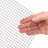 Siatka ekranowa 80 x 500 cm 3 Mesh Stal nierdzewna 201 srebrny