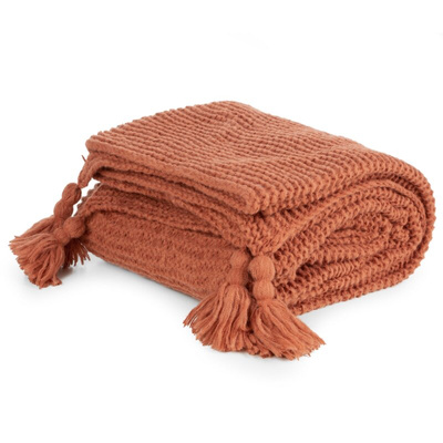 Koc Pled ceglasty 130x170