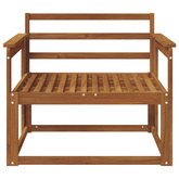 Środkowa sofa ogrodowa naturalny